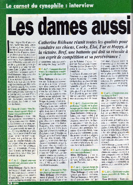 ARTICLES DE PRESSE